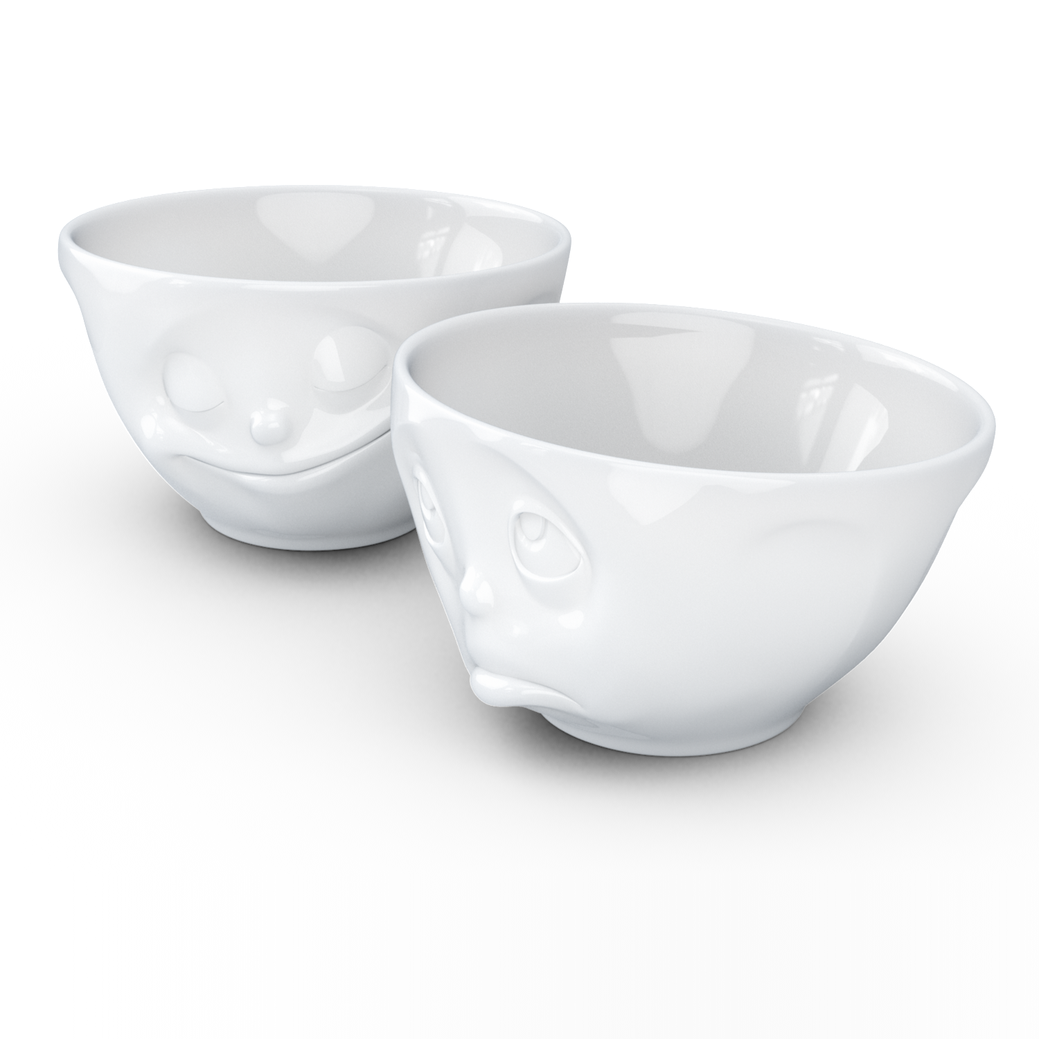 Kom Tassen Bowls Happy & Oh Please 200 ml set 2