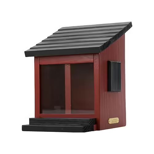 Huisje Eekhoorn Squirrel Feeder Red