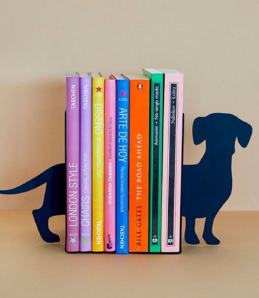 Boekenstaander Balvi Teckel Zwart