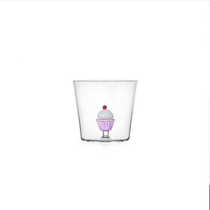Waterglas Ichendorf Sweet and Candy Cupcake White