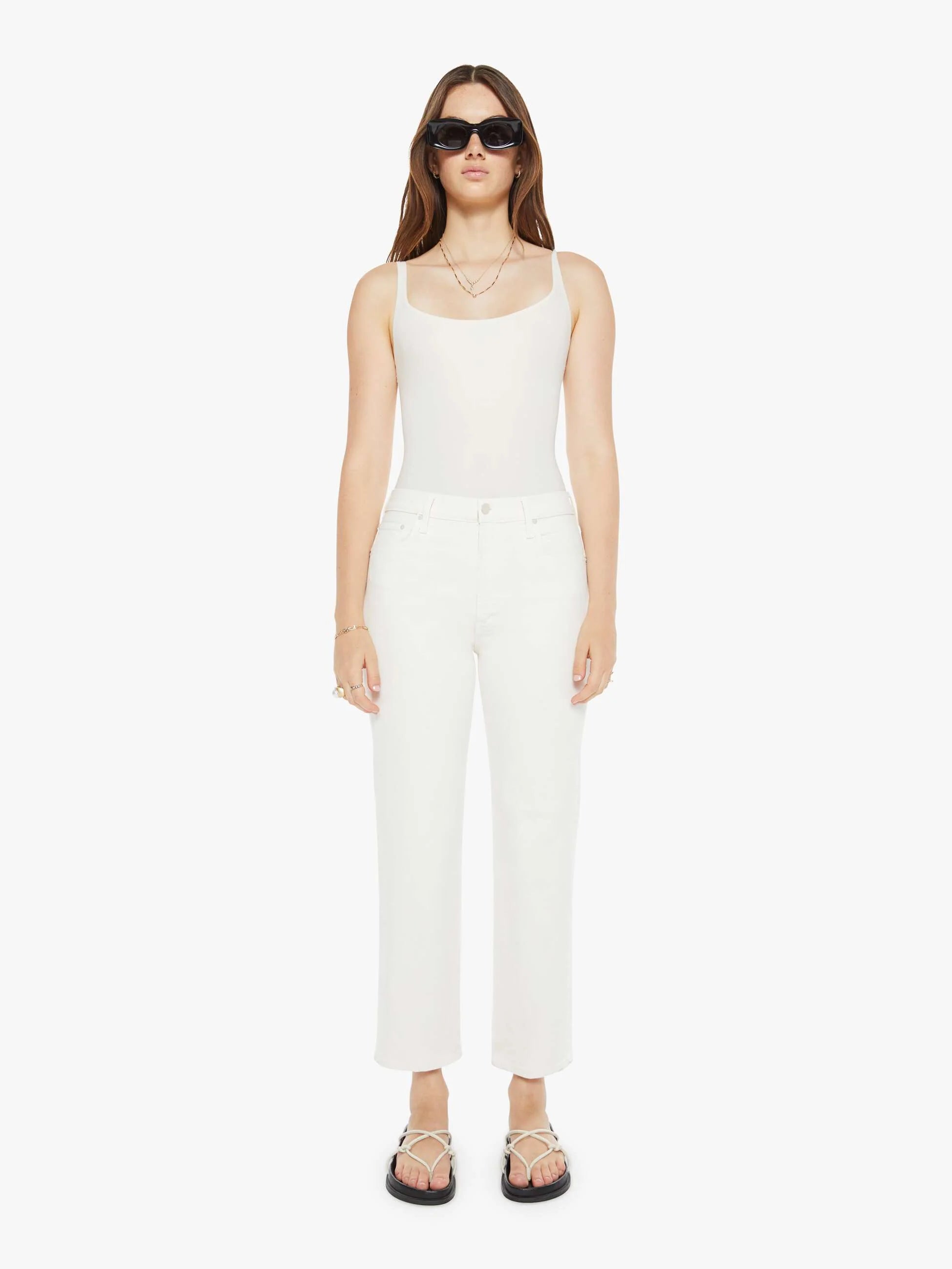 Jeans Mother The Rambler Zip Ankle