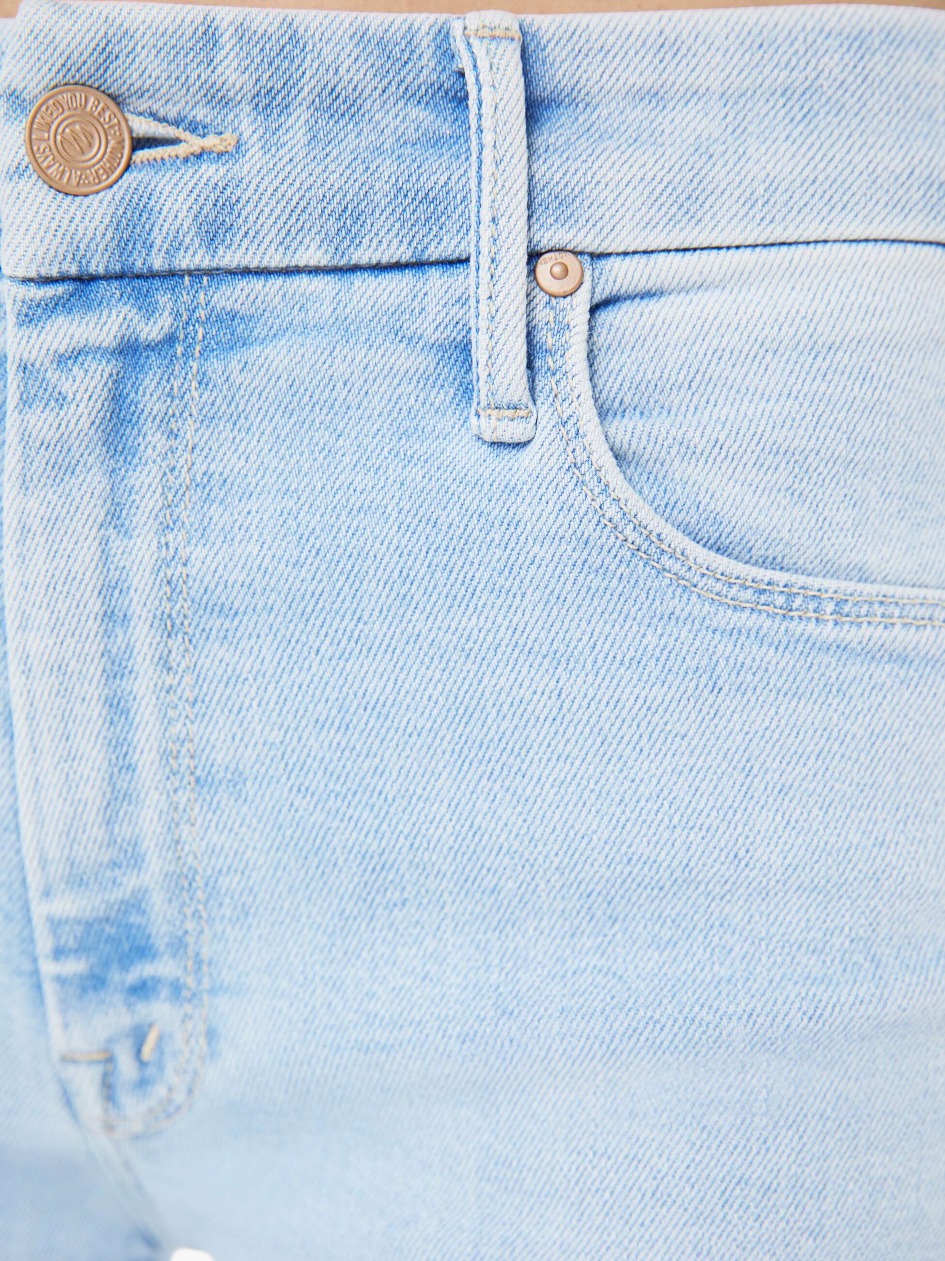 Jeans Mother The Roller Sneak