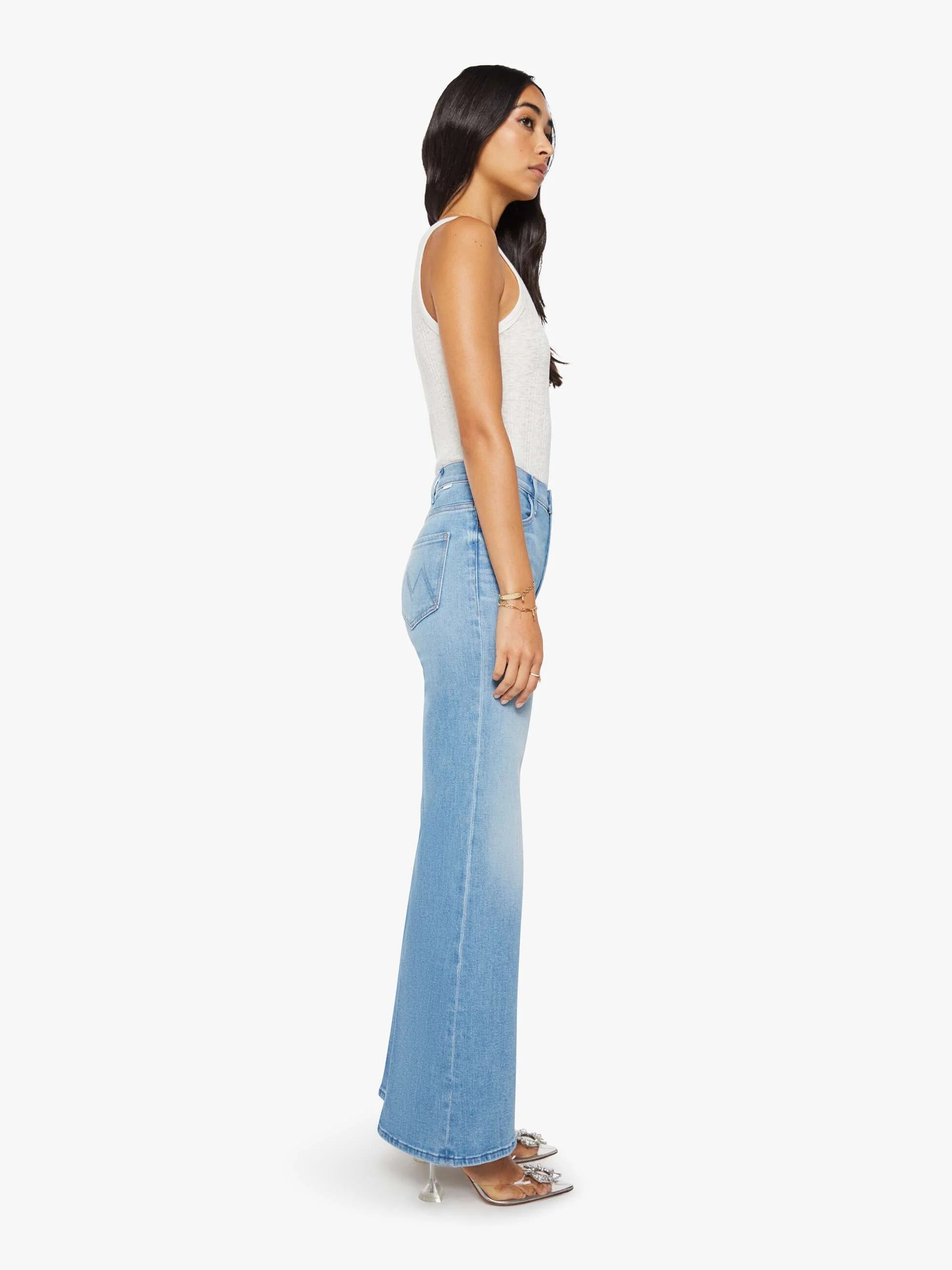 Jeans Mother The Hustler Roller Sneak