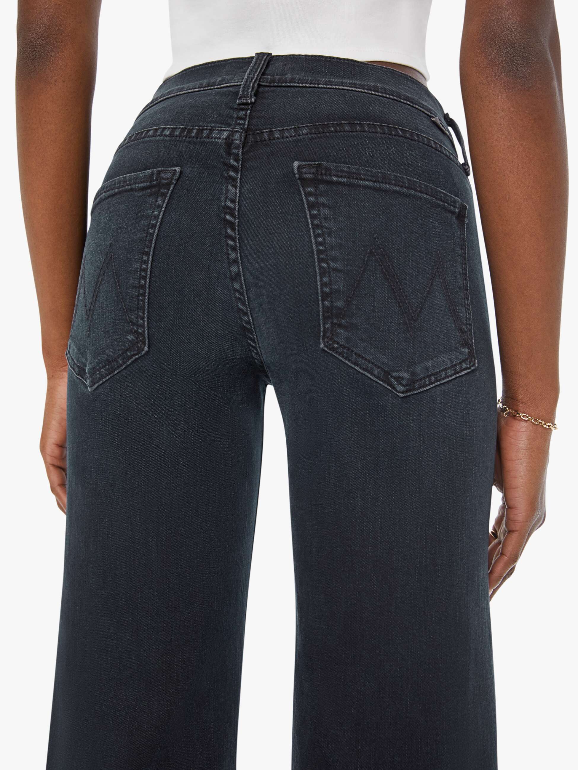 Jeans Mother The Mid Rise Rambler Zip Ankle