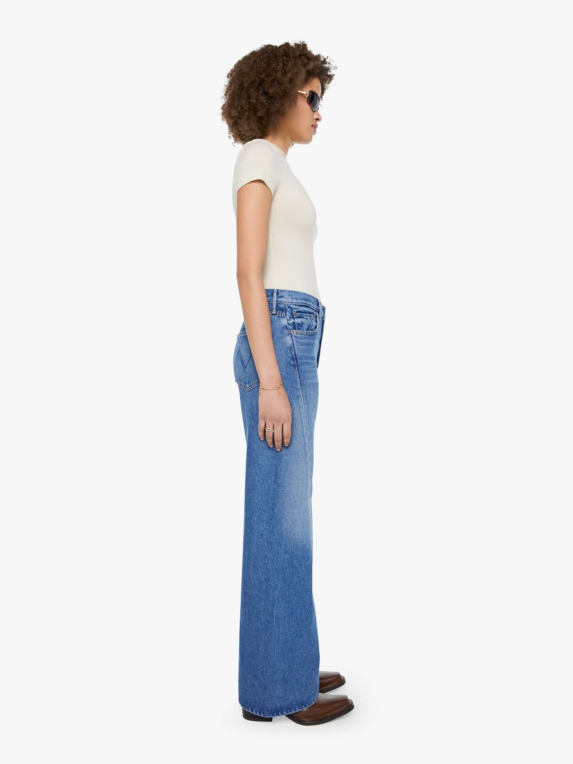 Jeans Mother The Lemon Twist Sneak