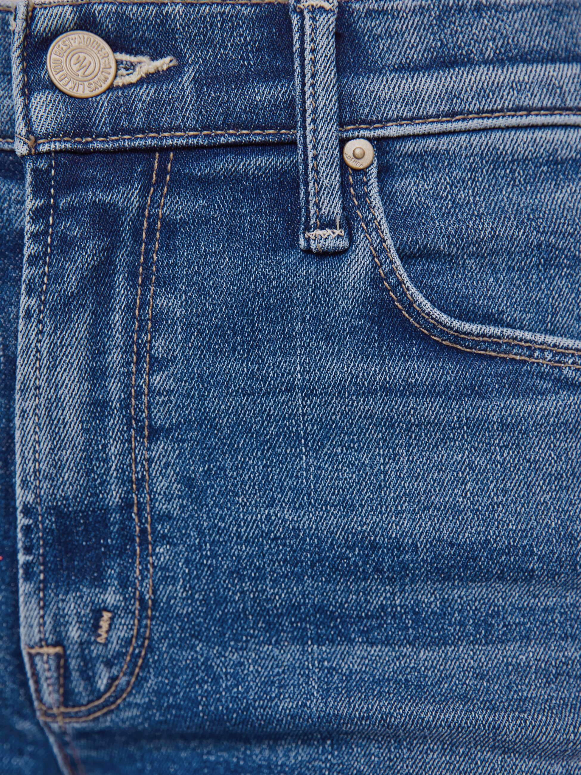 Jeans Mother The Doozy Sneak Fray