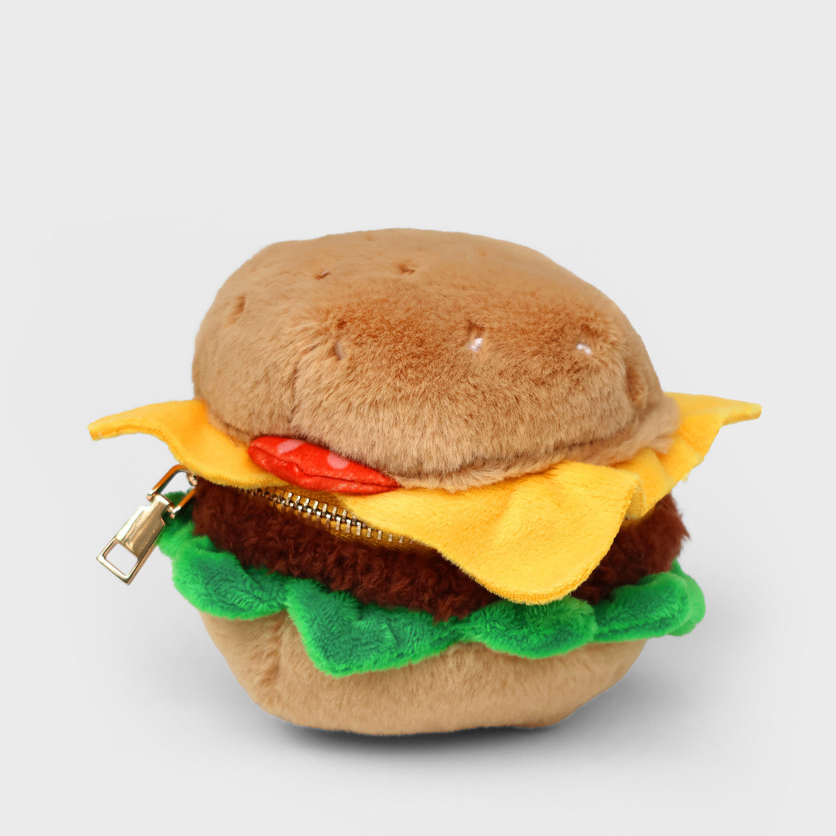 Pochette Plush Zip Pouch Hamburger