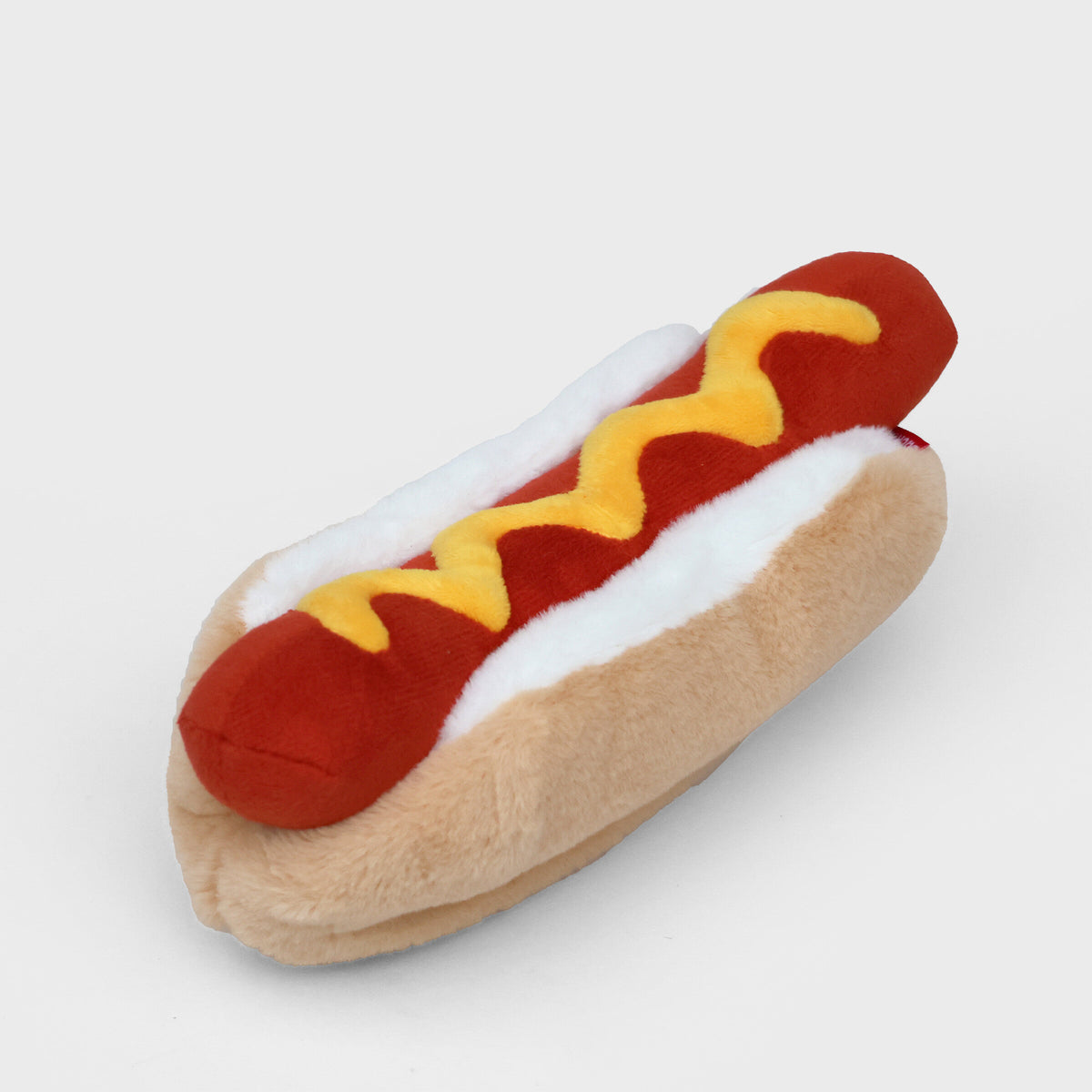 Pochette Plush Zip Pouch Hot-Dog