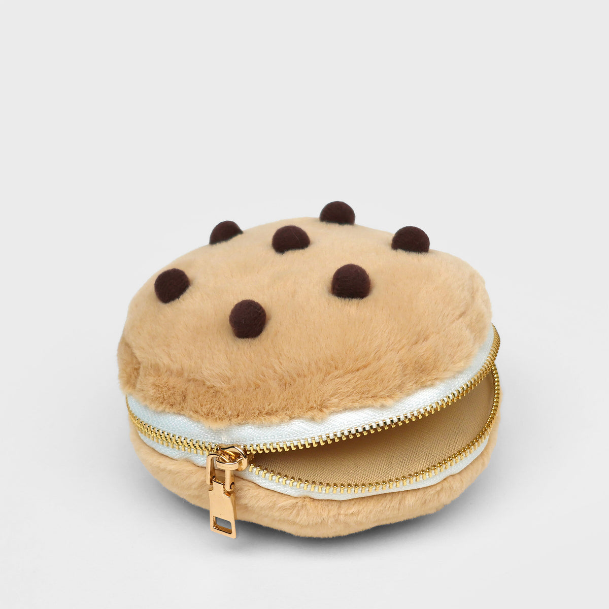 Pochette Plush Zip Pouch Cookie