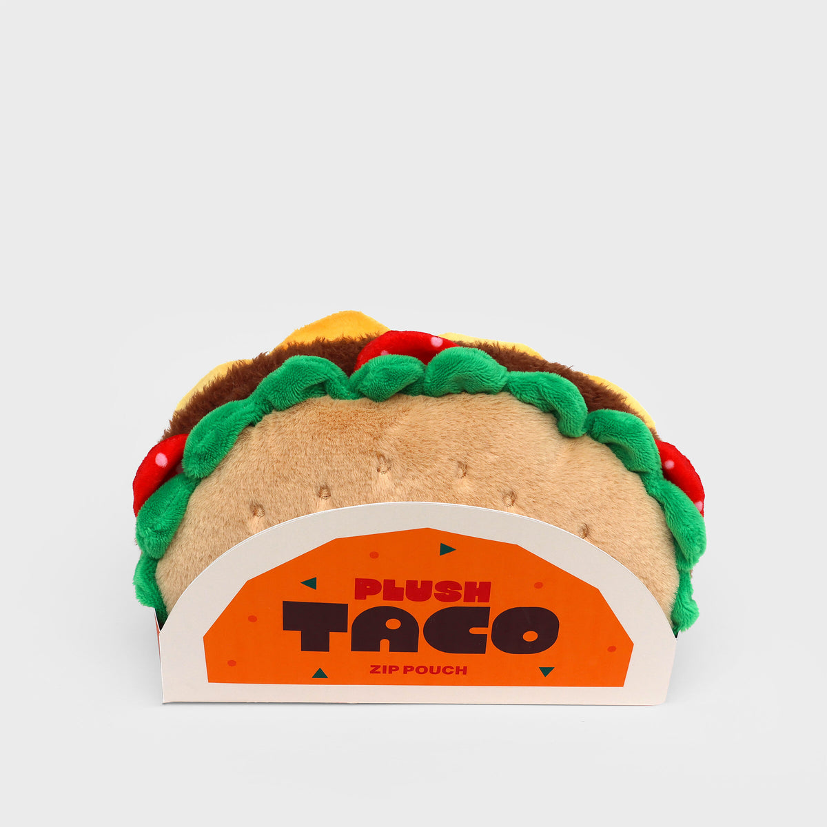 Pochette Plush Zip Pouch Taco