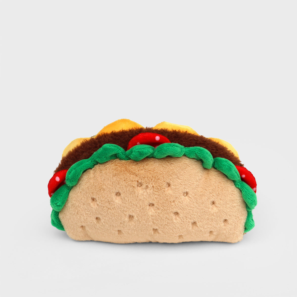 Pochette Plush Zip Pouch Taco