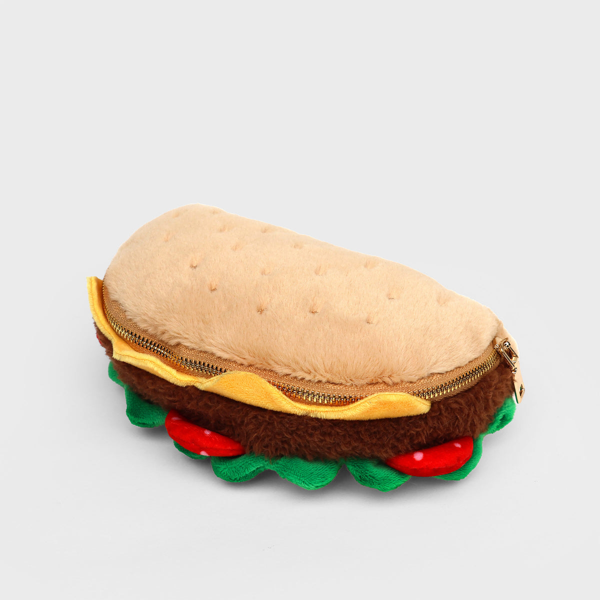 Pochette Plush Zip Pouch Taco