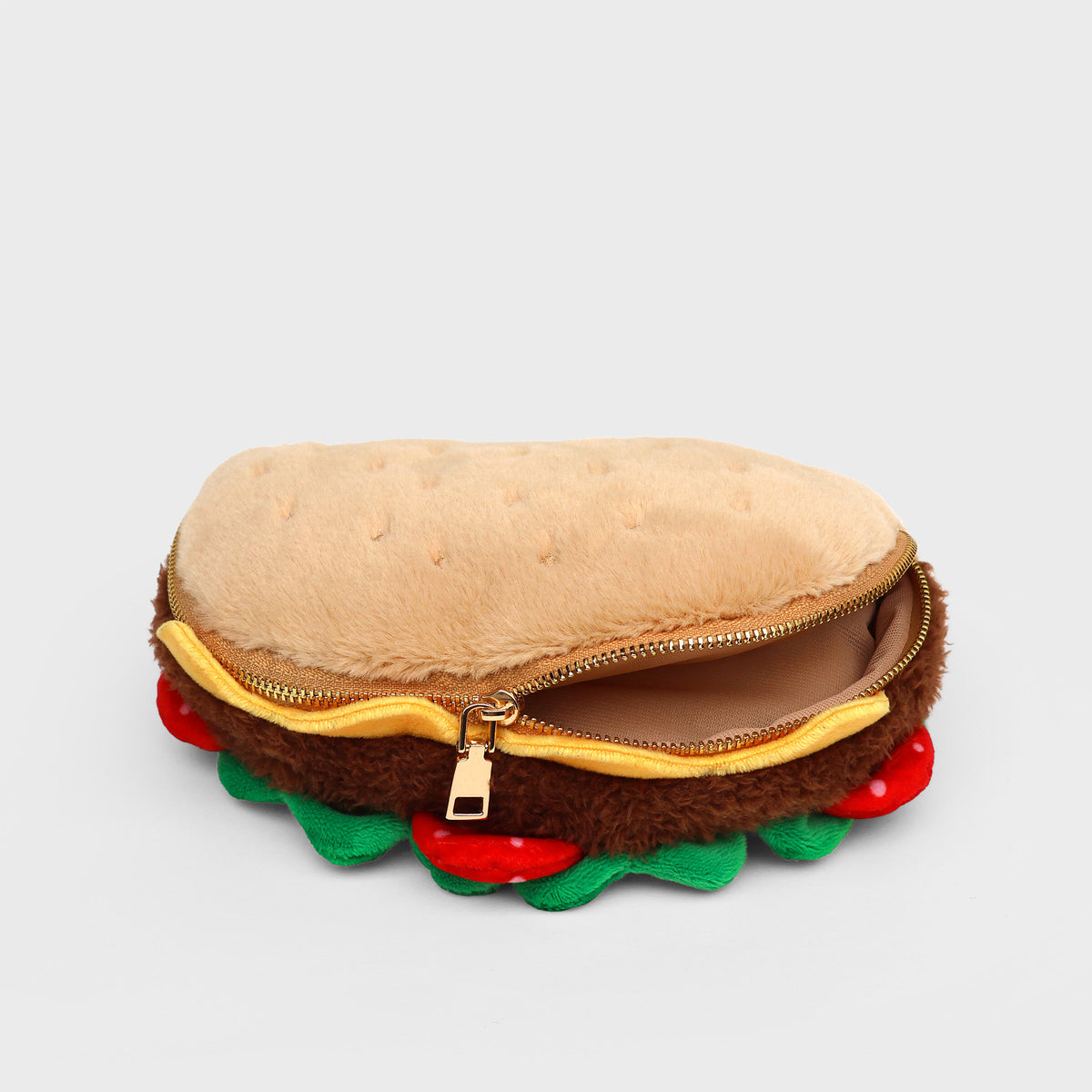 Pochette Plush Zip Pouch Taco