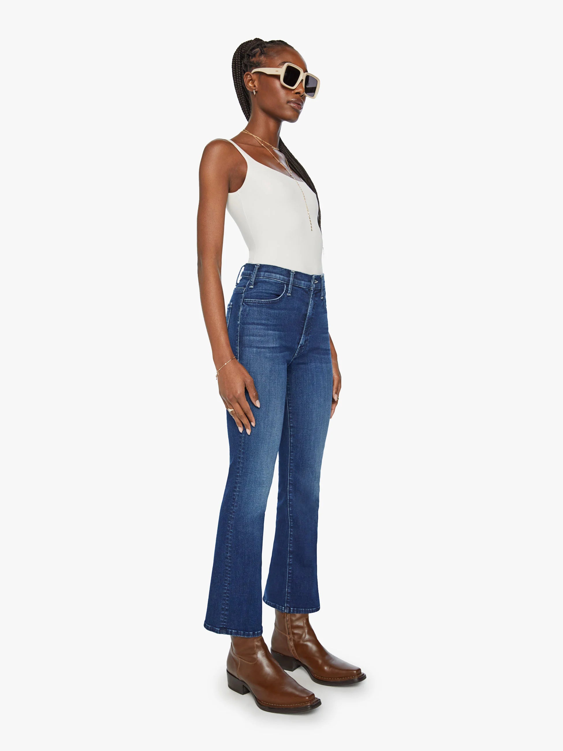 Jeans Mother The Hustler Ankle