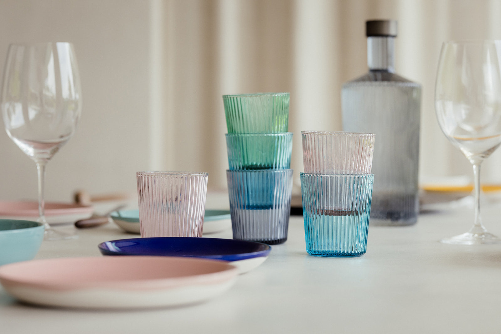 Waterglas Paveau Lucky Light Blue