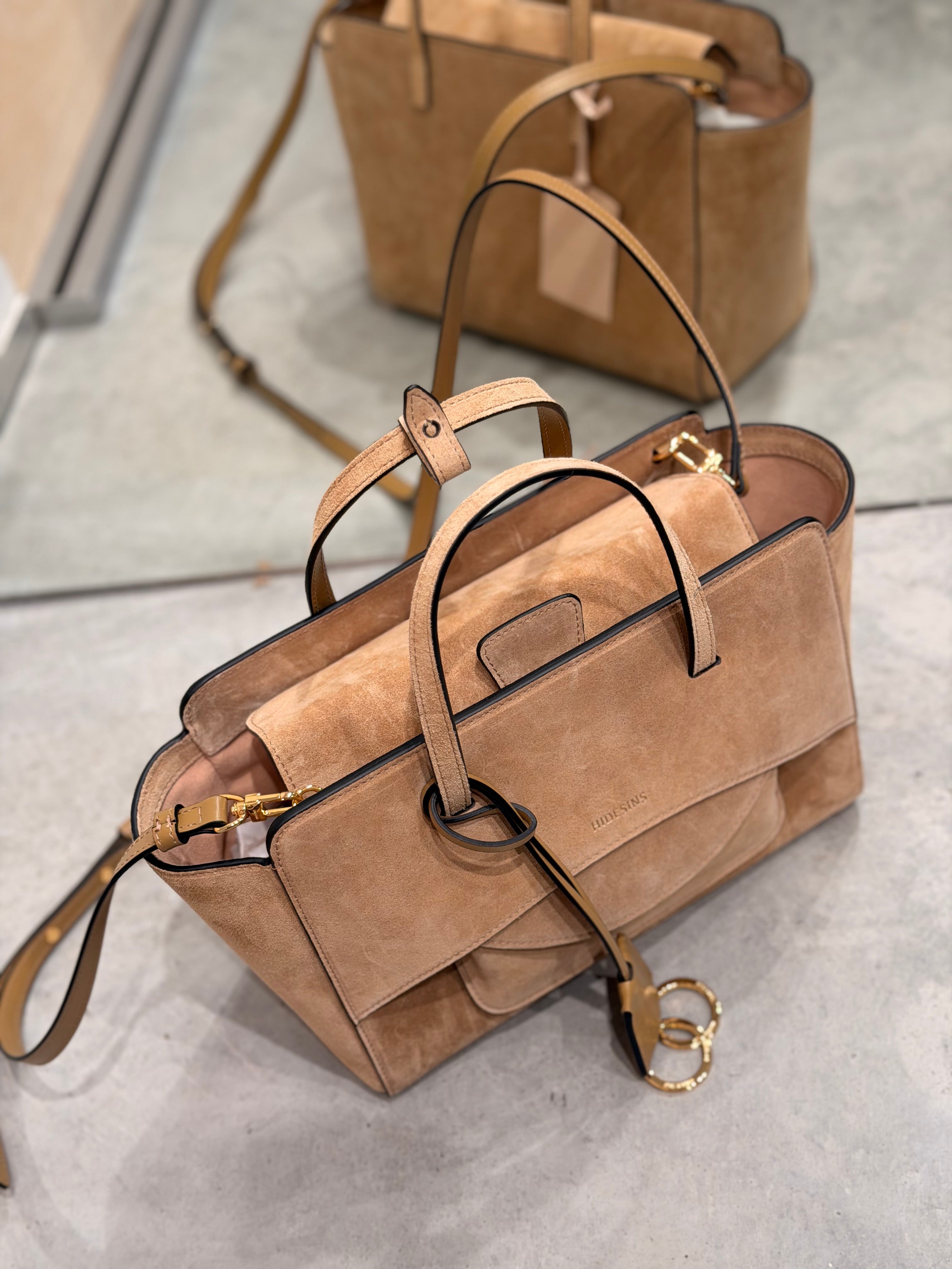 Handtas Hidesins Flap M Suede