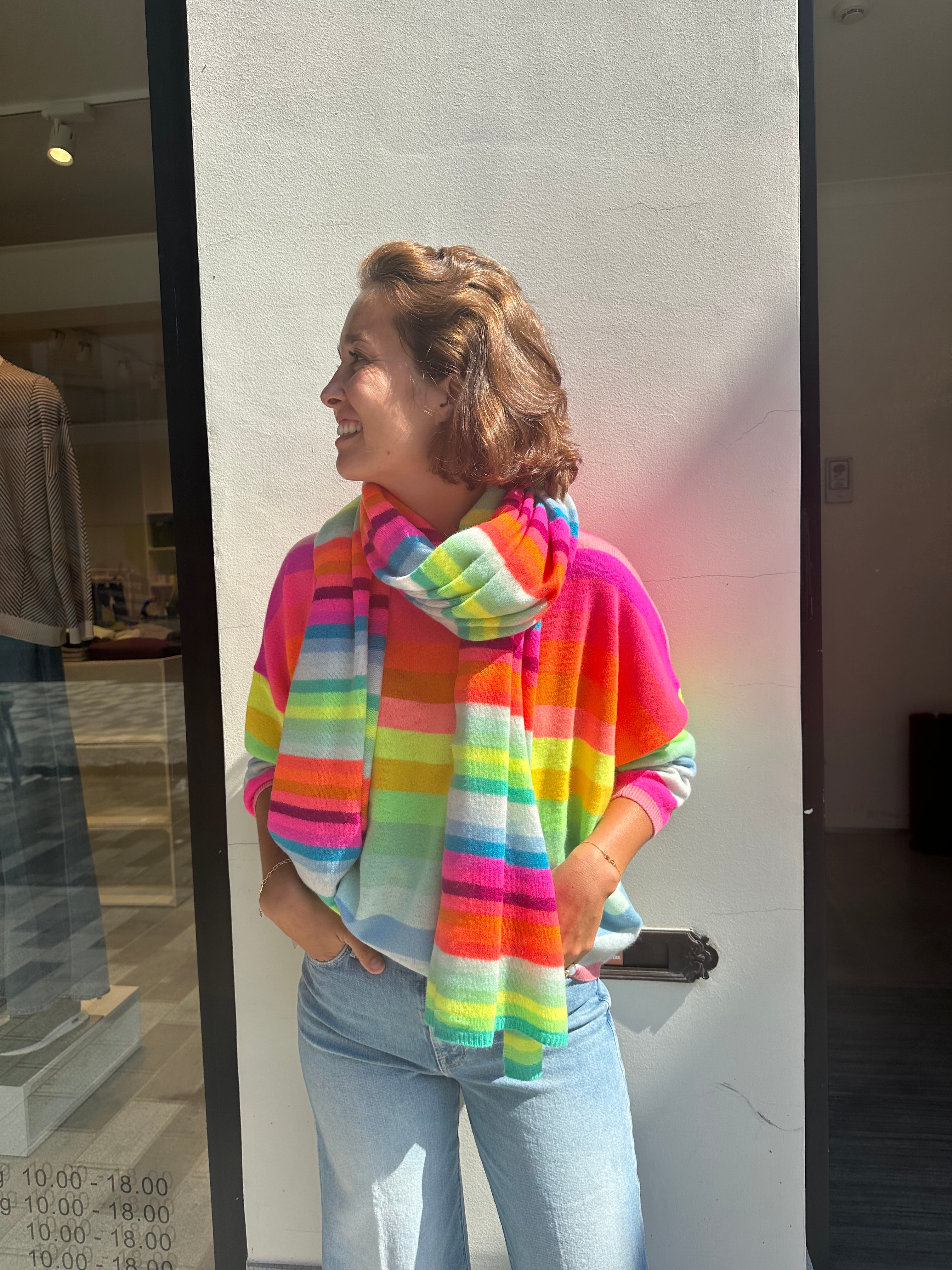 Sjaal Brodie Stripe Up Travel Wrap