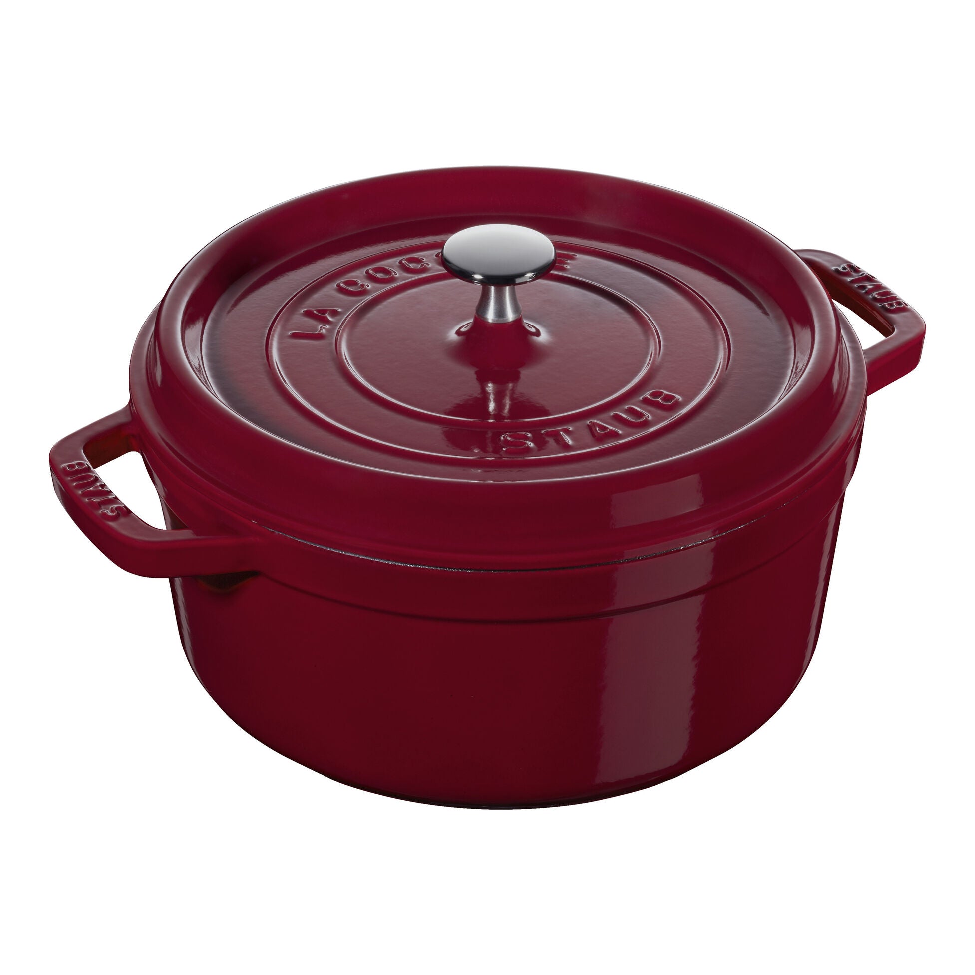 Cocotte Staub Rond 24cm Bordeaux