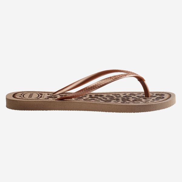 Havaianas Slim Animals Rose Gold