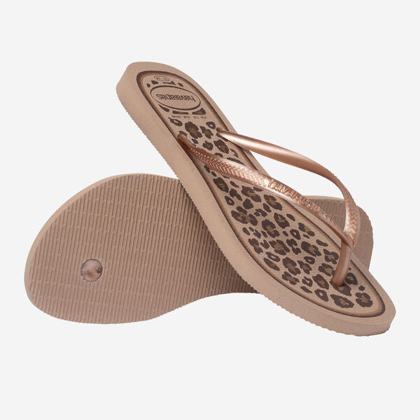Havaianas Slim Animals Rose Gold