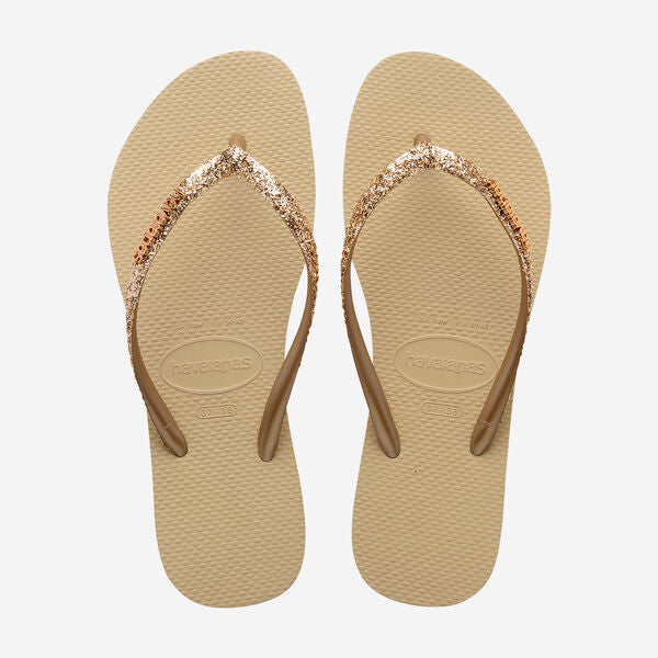 Havaianas Slim Glitter II Sand Grey