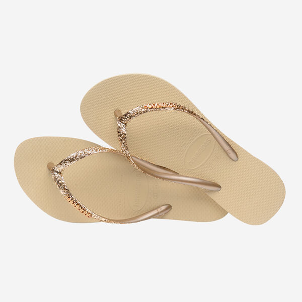 Havaianas Slim Glitter II Sand Grey