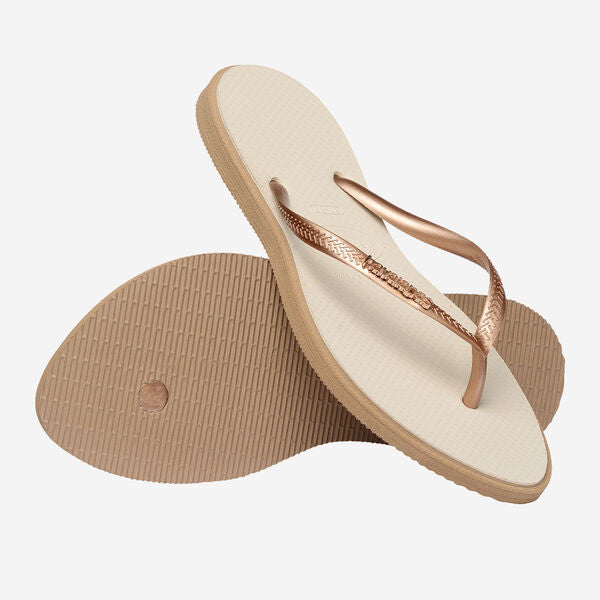 Havaianas Slim Point Rose Gold/Beige