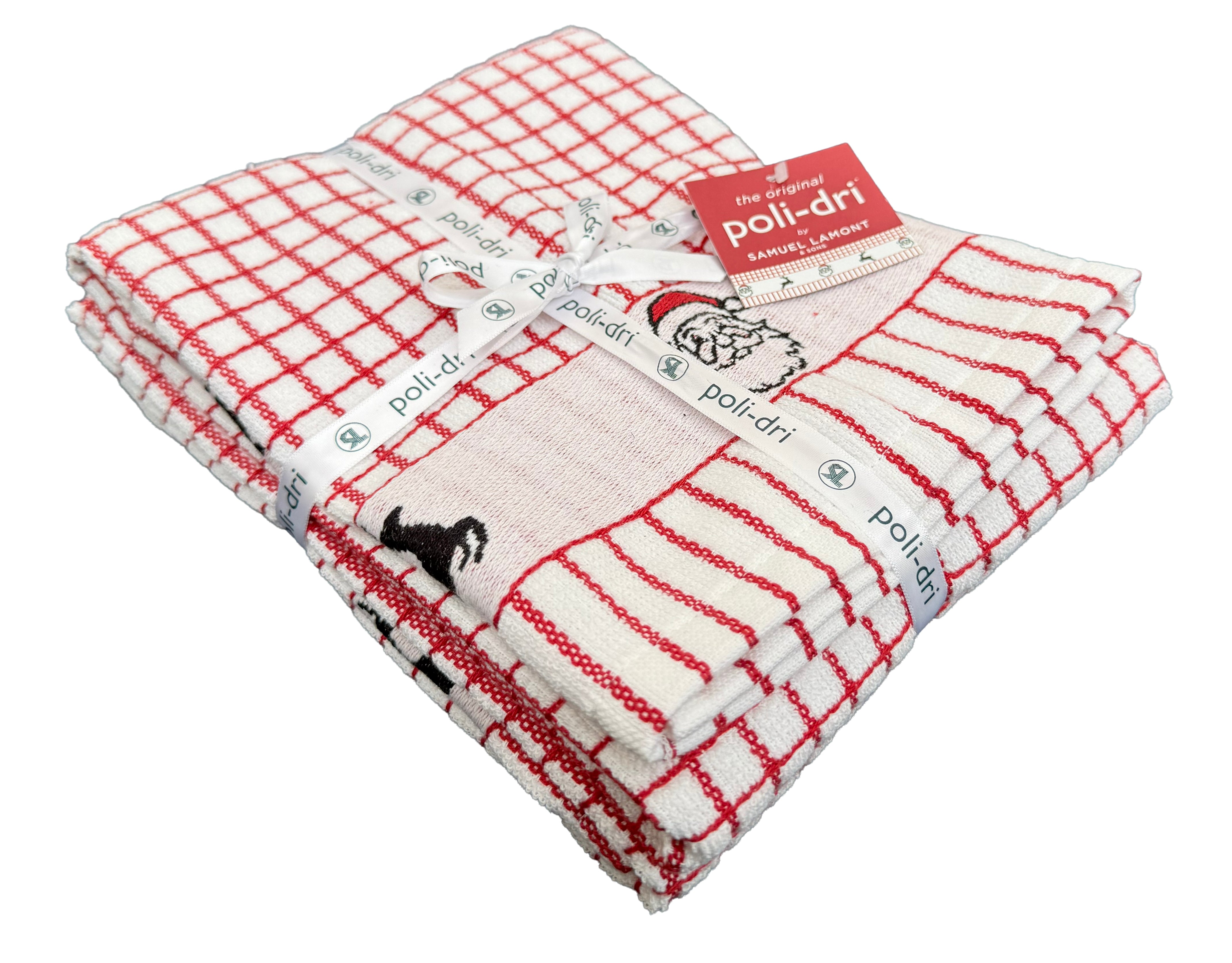 Keukenhanddoek Kerstman Set 2