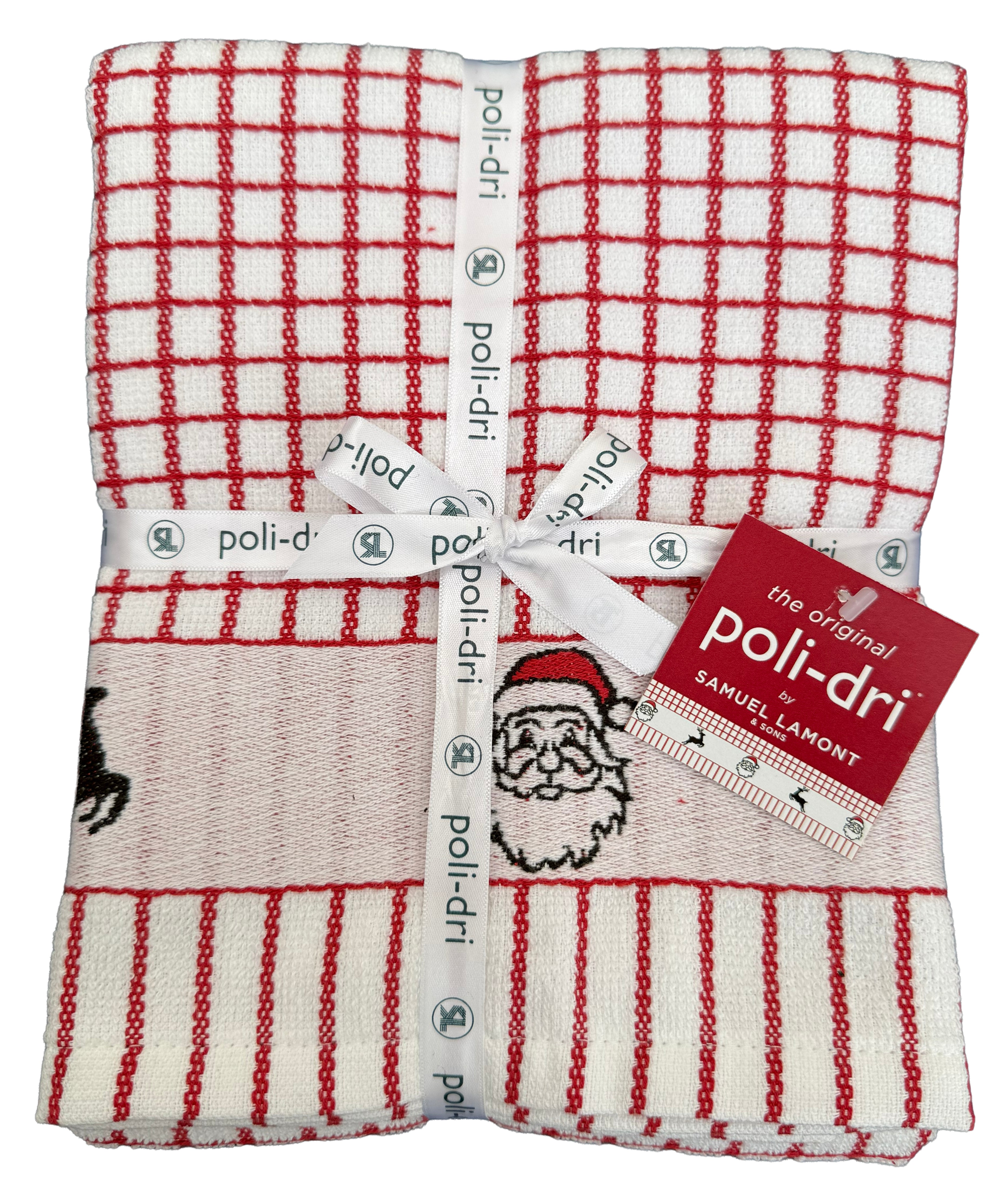 Keukenhanddoek Kerstman Set 2