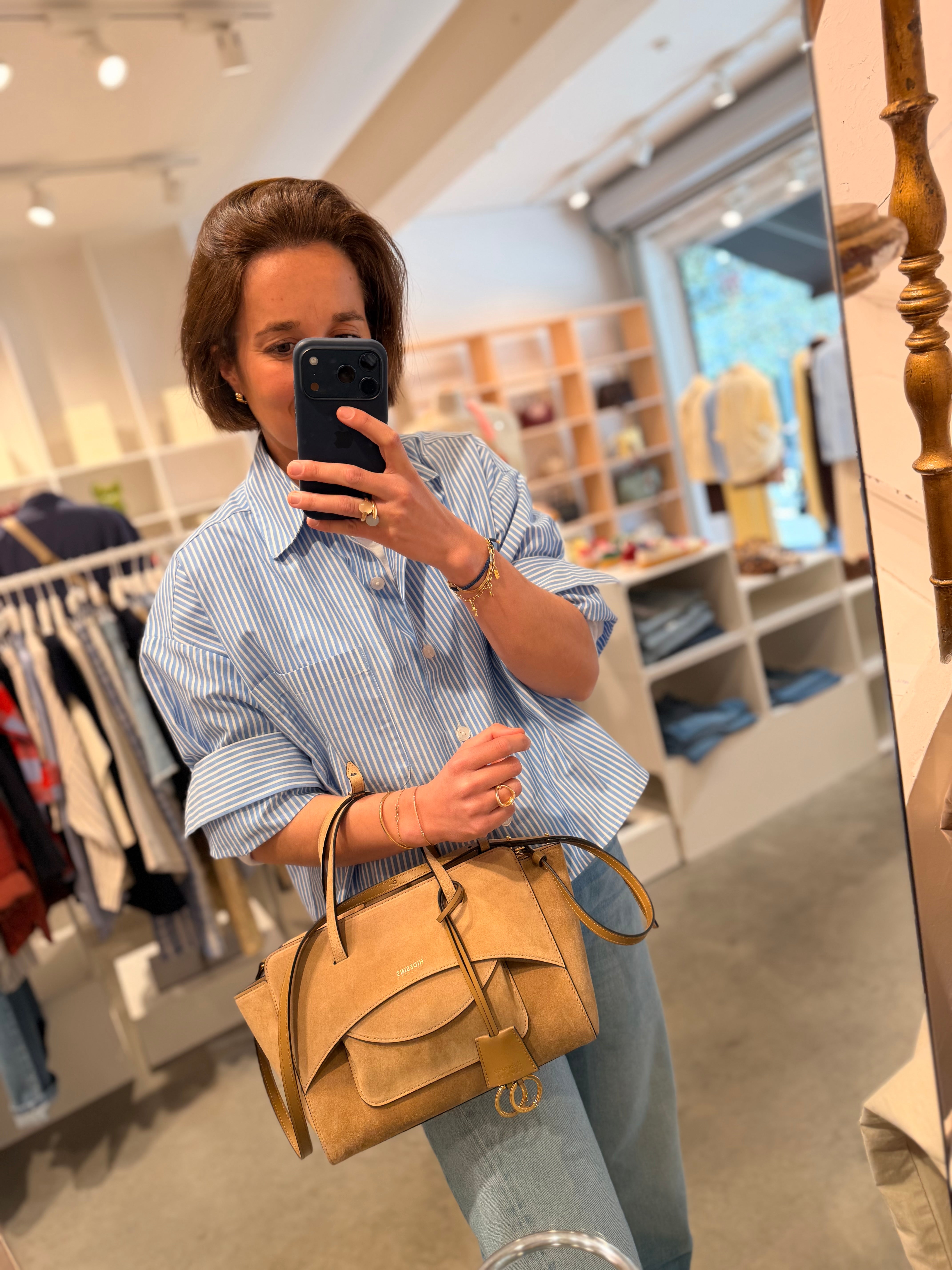 Handtas Hidesins Flap M Suede