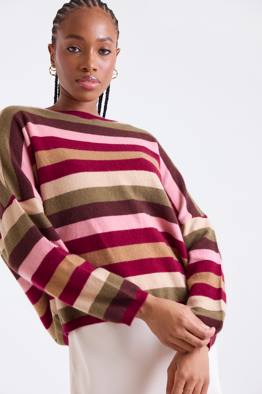 Pull Brodie Stripe Up Crew