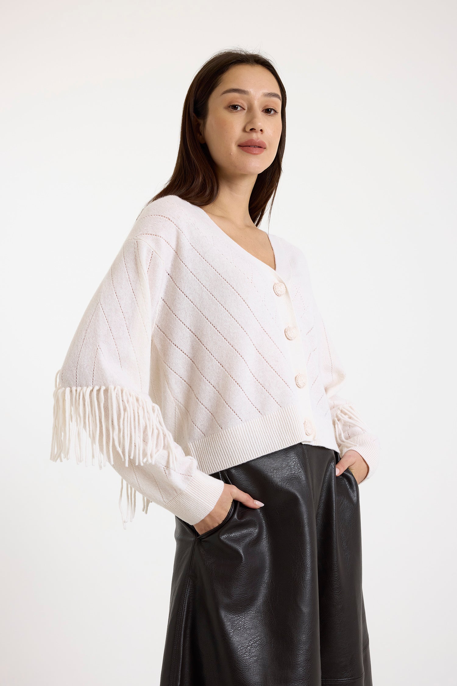 Gilet Brodie Ashley Fringe Cardi