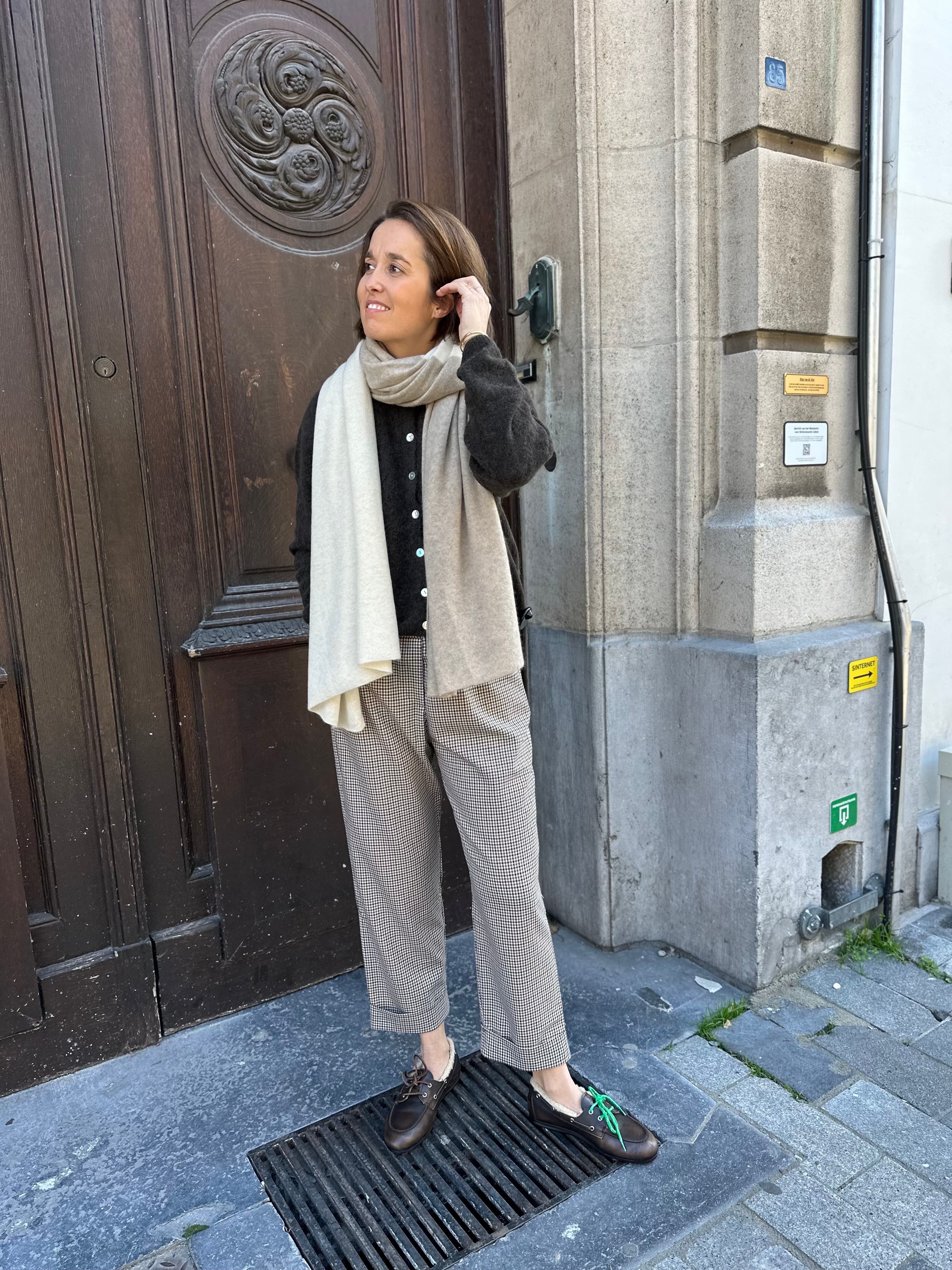 Sjaal White + Warren Travel Wrap