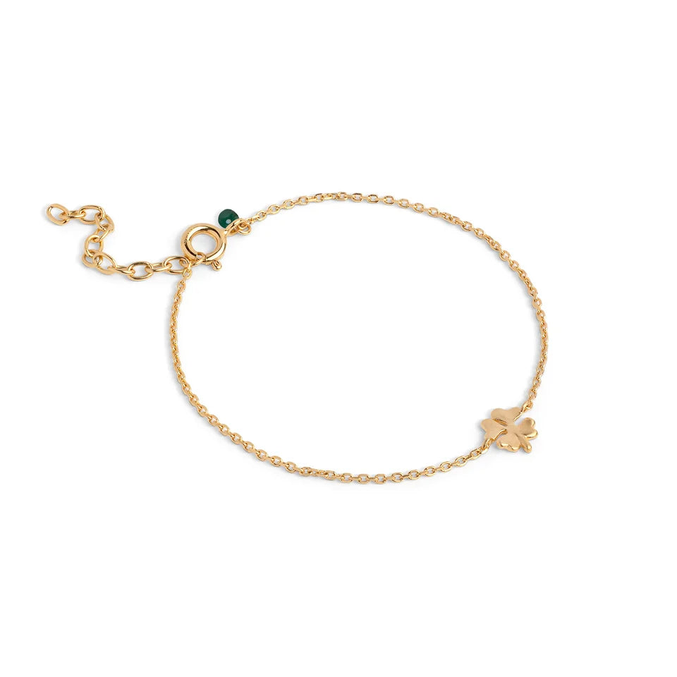 Armband Enamel Four-Leaf Clover
