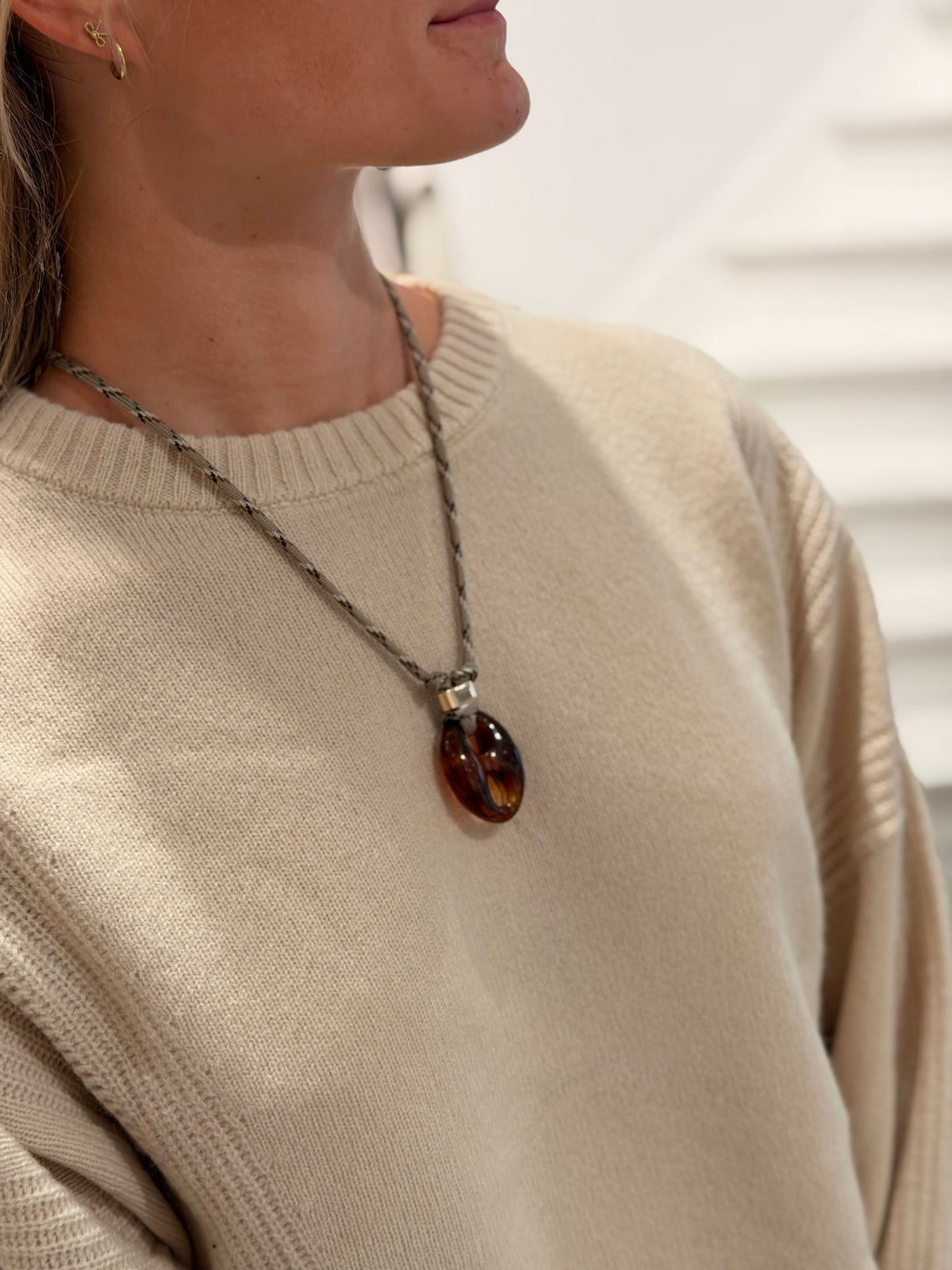 Halketting Nilu Bruin Beige