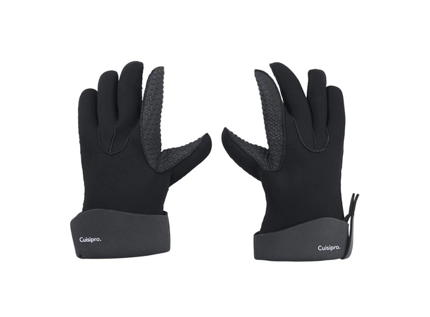 BBQ Handschoen Cuisipro Set 2 Zwart Small