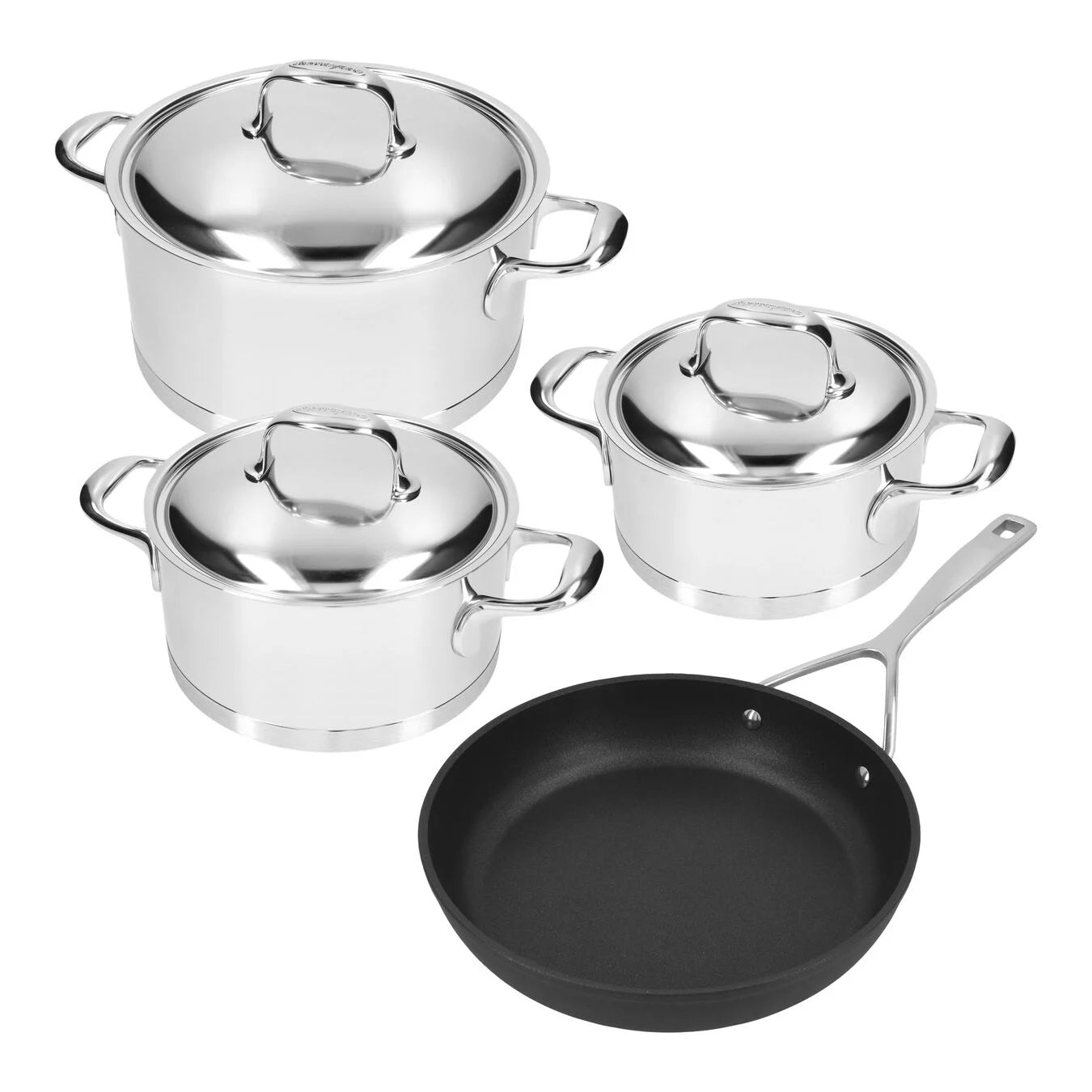 Kookpot Demeyere Atlantis 3-delige Set + Gratis Alu Pro 24cm