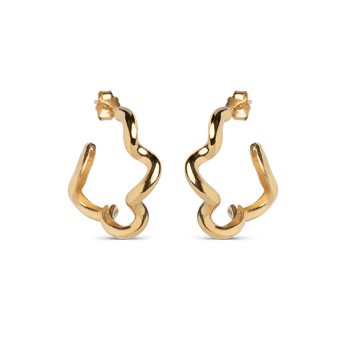 Oorbellen Enamel Curly