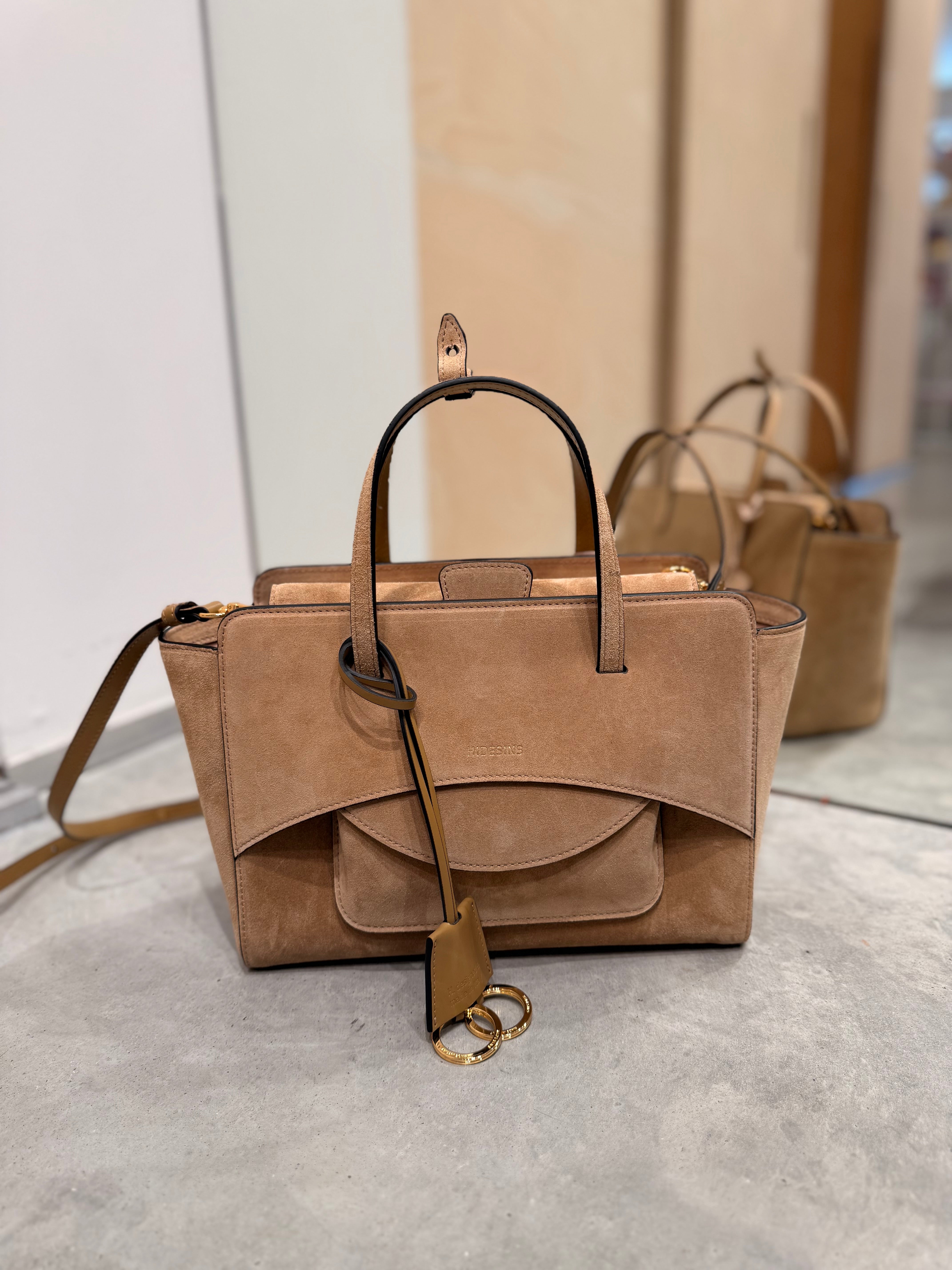 Handtas Hidesins Flap M Suede