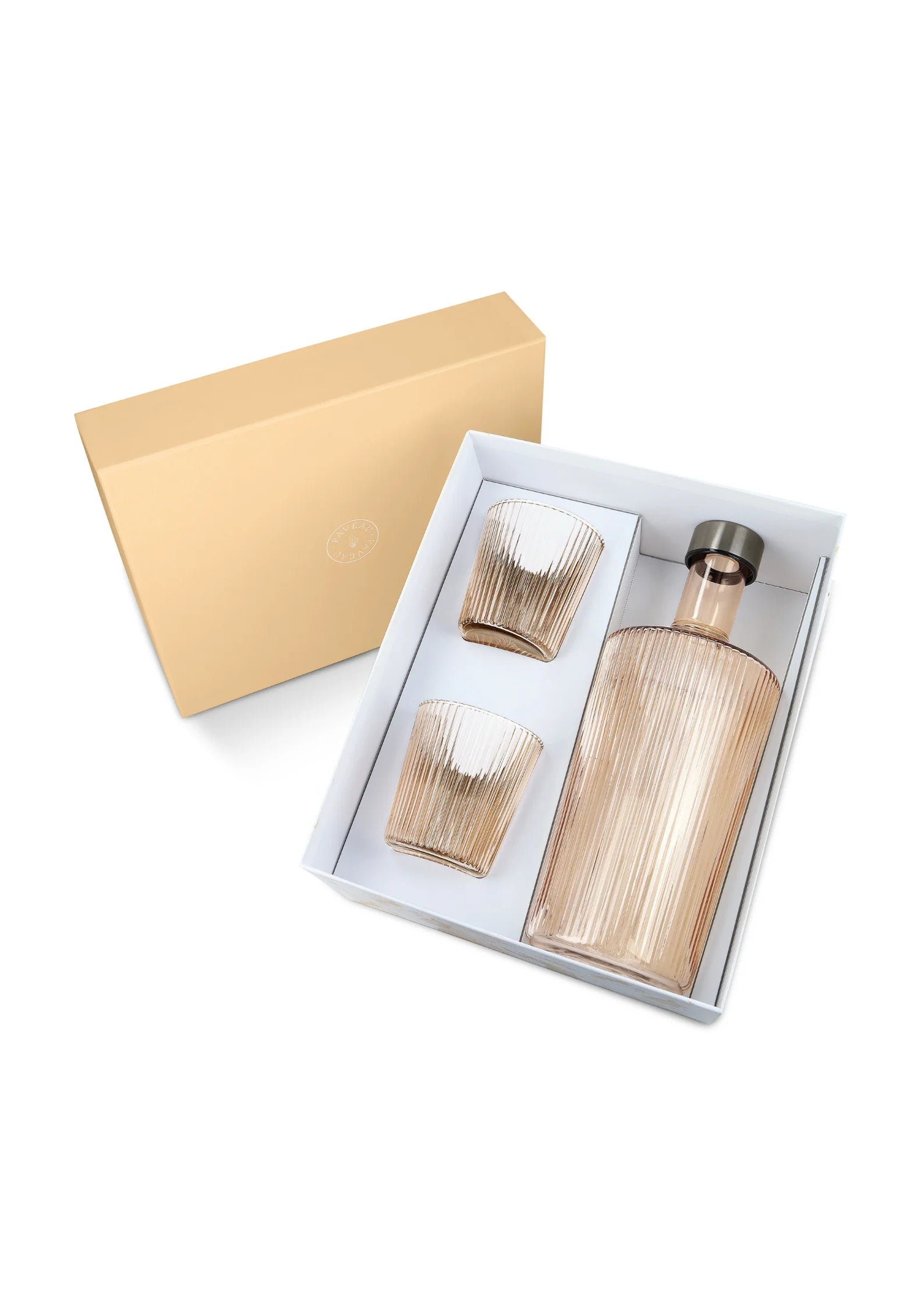 Giftbox Paveau Karaf + 2 Glazen Bells