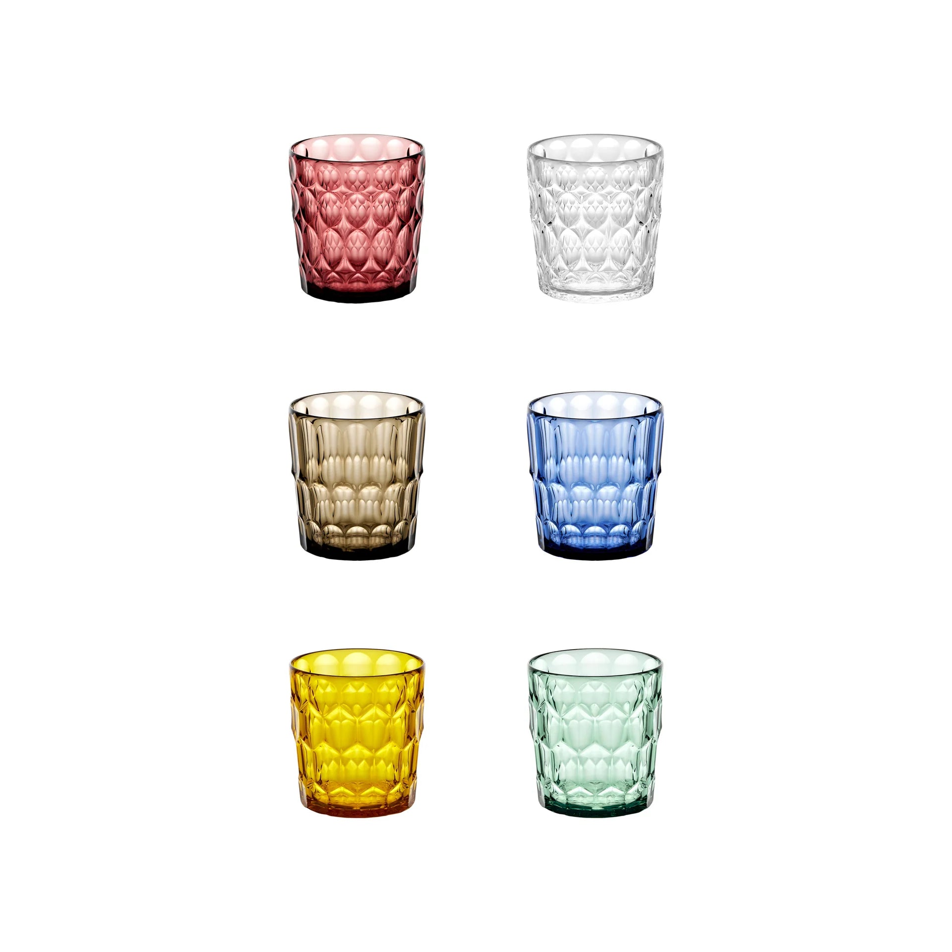 Waterglazen Vanity Tumblers Set 6 Mix