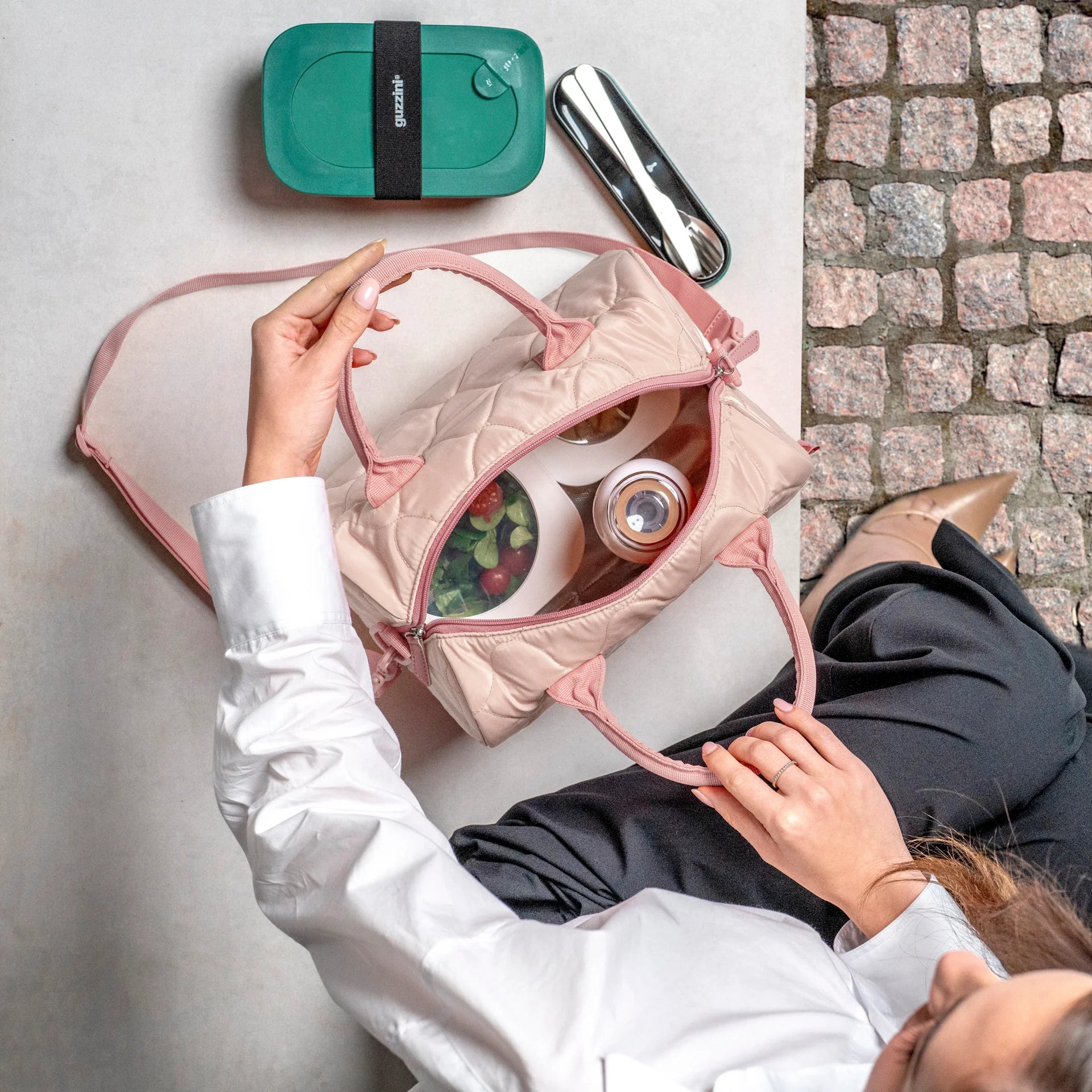 Handtas Guzzini Thermal Handy Greta Pink