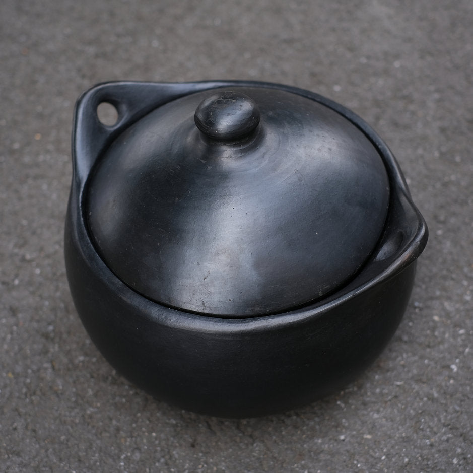 <transcy>Cooking pot with lid L27 D22 H11-19</transcy>