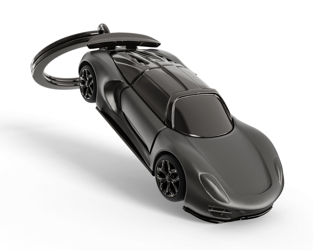 Sleutelhanger On The Road Collection Black Supercar