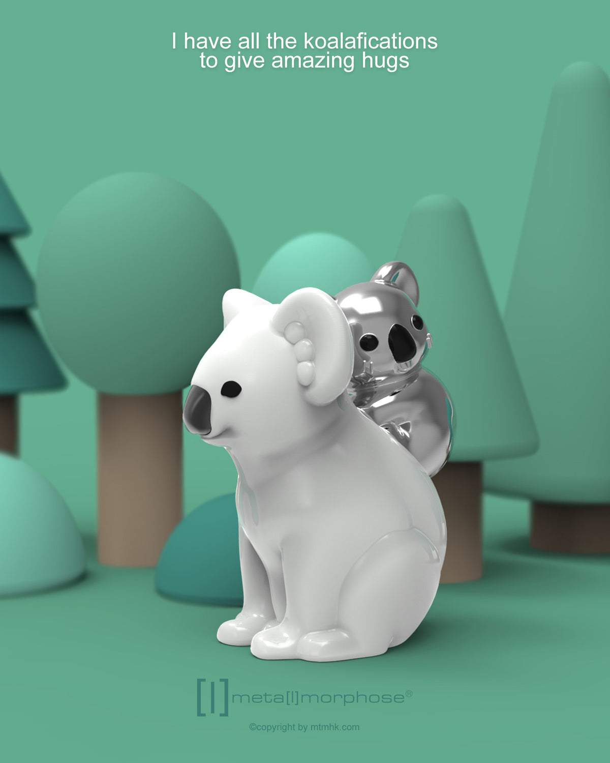 Sleutelhanger Animal Collection Koala Mom & Baby