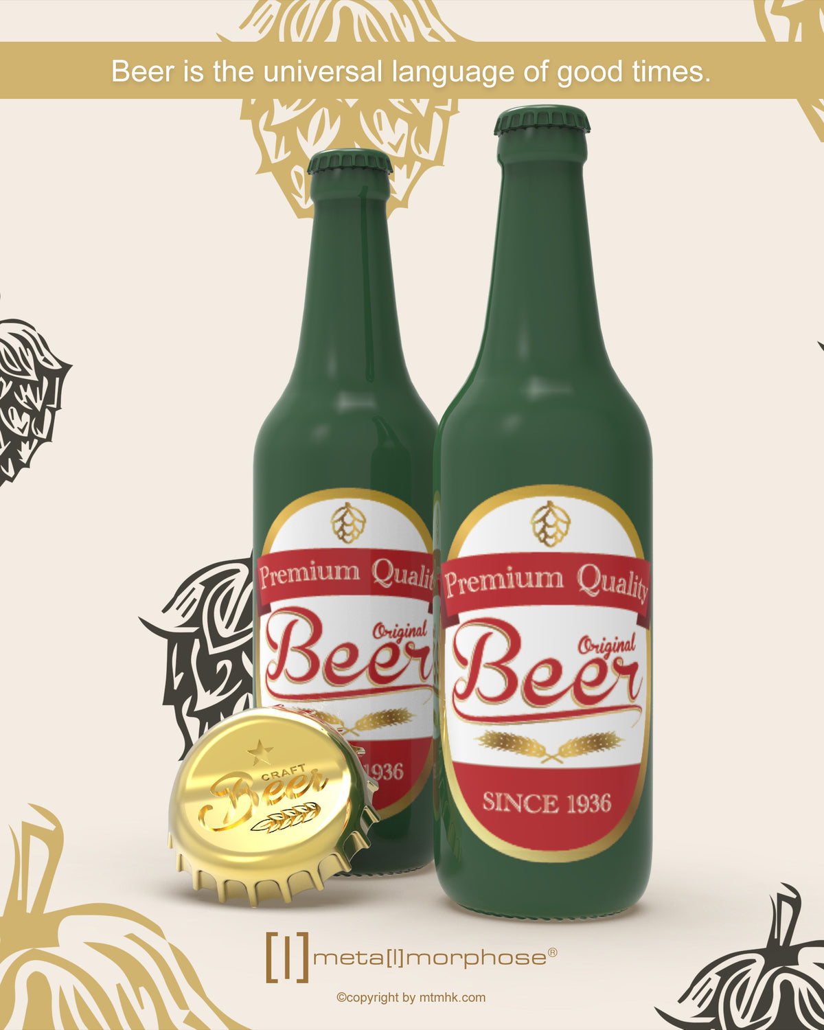Sleutelhanger Foodie Collection Beer Time
