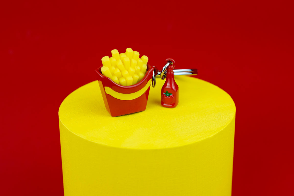 Sleutelhanger Foodie Collection French Fries with Ketchup
