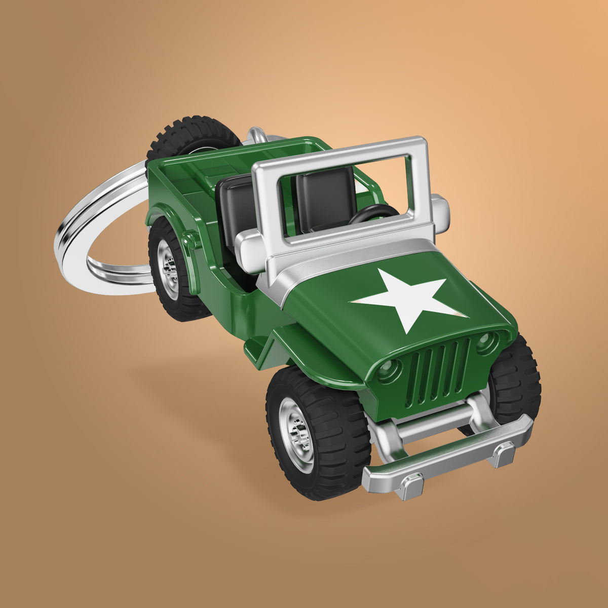 Sleutelhanger On The Road Collection Army SUV