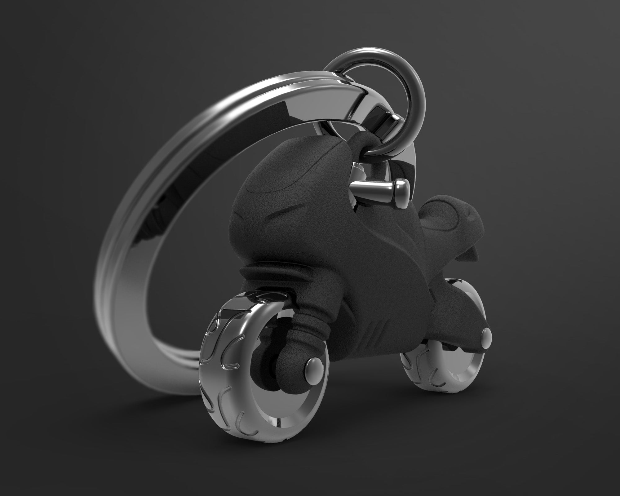Sleutelhanger On The Road Collection Black Racer