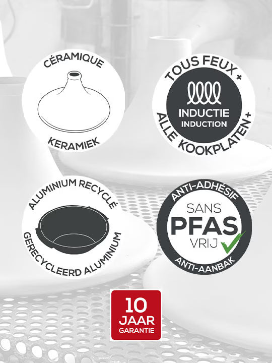 Tajine Peugeot Atlas 30cm Saffraan Geel